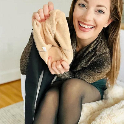 Snatched One-Seam Sheer Fleece Leggings